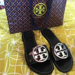 Tory burch black sandals